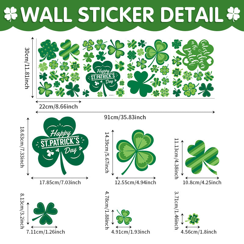 Wholesale St. Patrick's Day Window Stickers Decoration